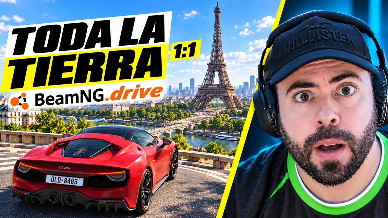 BeamNG.drive: toda la Tierra 1:1 con el mod de mundo abierto